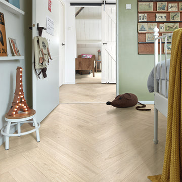 Herdet Fiskebensparkett Champagne Oak 140x700mm 8930