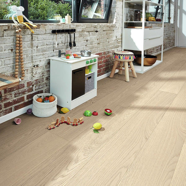 Herdet Parkett Natur Lys Eik 250x2200mm Gulvhandelen