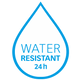 Water Resistant 24 hours