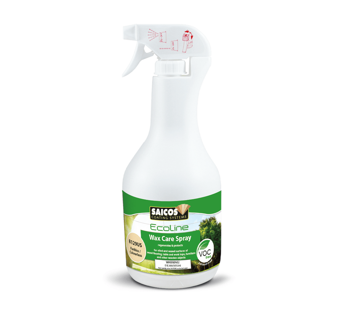 Saicos Ecoline Wax Care Ferdigblandet Spray 1L Fargeløs